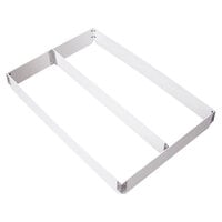 MFG Tray 176511-1537 4" High 2-Section Full-Size Fiberglass Sheet Pan Extender Divided Lengthwise
