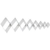 Ateco 5259 8-Piece Stainless Steel Diamond Cutter Set