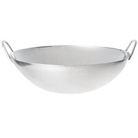 Town 34705 14" Stainless Steel Cantonese Wok Serving Dish