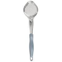 Vollrath 6422445 Jacob's Pride 4 oz. Gray Perforated Oval Spoodle® Portion Spoon