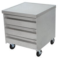 Advance Tabco MDC-2015 Mobile Drawer Cabinet - 3 Drawers