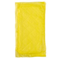 Yellow 4" x 7" Absorbent Meat, Fish and Poultry Pad 40 Grams - 2000/Case