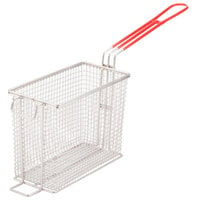 Cecilware 08021L 8 7/8 inch x 4 3/48 inch x 6 5/8 inch Twin Fryer Basket with Front Hook