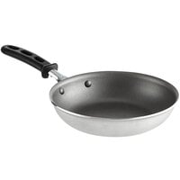 Vollrath 67808 Wear-Ever 8" Aluminum Non-Stick Fry Pan with PowerCoat2 Coating and Black TriVent Silicone Handle