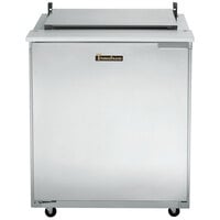 Traulsen UST279-L 27 inch 1 Left Hinged Door Refrigerated Sandwich Prep Table