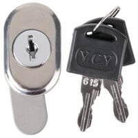 Avantco 17813012 Door Lock and Key Set for MC34, MC49, and MC58 Series