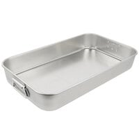 Vollrath 68252 Wear-Ever 17.875 Qt. Aluminum Baking and Roasting Pan with Handles - 24 inch x 14 inch x 3 1/2 inch