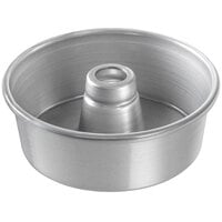 Chicago Metallic 46505 7 1/2" Glazed Aluminized Steel Angel Food Cake Pan - 2 3/4" Deep