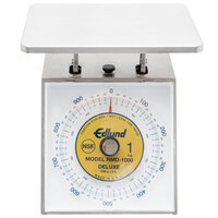 Edlund RMD-1000 Four Star Series Deluxe 1000 g Metric Portion Scale with 8 1/2 inch x 9 inch Platform