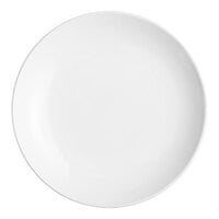 Acopa 7 1/4" Round Bright White Coupe Stoneware Plate - 36/Case