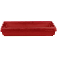 Cambro BUF48 42 inch x 24 inch x 7 inch Red Buffet Bar Base