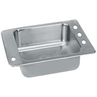 Advance Tabco SCH-1-2517L 1 Bowl Stainless Steel Drop-In Classroom Sink with Hole for Left Mounted Bubbler - 23 inch x 17 inch