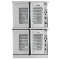 Garland MCO-GS-20-ESS Double Deck Full Size Natural Gas Convection Oven - 120,000 BTU