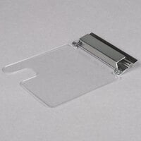 Cal-Mil 1807N Notched Plastic Lid with Stainless Steel Hinge
