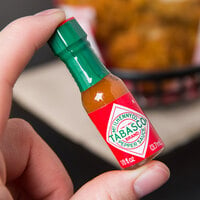 TABASCO® .125 oz. Original Hot Sauce Mini Bottles - 144/Case