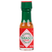 TABASCO® .125 fl. oz. Original Hot Sauce Mini Bottles - 144/Case