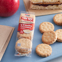 Lance Van-O-Lunch Nekot Vanilla Creme Sandwich Cookies 20 Count Box - 6/Case