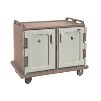 Cambro MDC1520S20194 Granite Sand Meal Delivery Cart 20 Tray