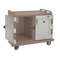 Cambro MDC1520S20194 Granite Sand Meal Delivery Cart 20 Tray