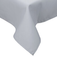 72" x 72" Square Gray Hemmed 65/35 Poly/Cotton BlendCloth Table Cover
