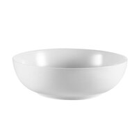 CAC MXS-12 4 Qt. Bright White Porcelain Salad Bowl - 6/Case