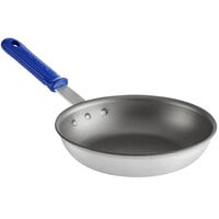 Vollrath ES4008 Wear-Ever 8" Aluminum Non-Stick Fry Pan with Rivetless Interior, PowerCoat2 Coating, and Blue Cool Handle