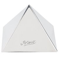 Ateco 4935 2 1/4 inch x 1 1/2 inch Stainless Steel Small Pyramid Mold