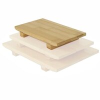 Small Bamboo Sushi Serving Board - 6/Pack