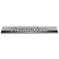 True Refrigeration 883663 Frozen Food Sign Black/Silver