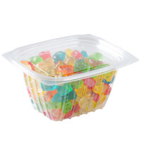 Dart C16DCPRW ClearPac 16 oz. Clear Rectangular Plastic Container with Lid - 252/Case