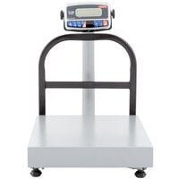 Tor Rey EQB-50/100 100 lb. Digital Receiving Bench Scale with Tower Display, Legal for Trade