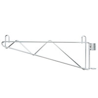 Metro 1WS18S Super Erecta Stainless Steel Post-Type Wall Mount 18 inch Shelf Support