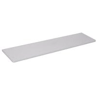APW Wyott 32010638 Equivalent 74 1/2" x 7 1/2" Poly Cutting Board for 5 Well Sealed Element Steam Table