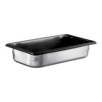 Vollrath 70322 Super Pan V® 1/3 Size 2 1/2" Deep Anti-Jam Stainless Steel SteelCoat x3 Non-Stick Steam Table / Hotel Pan - 22 Gauge