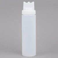 Tablecraft 12463C3 24 oz. SelecTop Wide Mouth Squeeze Bottle with 3 Tips - 12/Pack