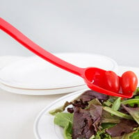 Cambro SPO10CW 0.75 oz. Red Camwear Solid Salad Bar / Buffet Spoon