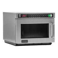 Amana HDC12A2 Heavy Duty Stainless Steel Commercial Microwave with Push Button Controls - 120V, 1200W