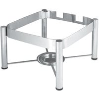 Vollrath 46113 Stainless Steel Chafer Stand for 6 Qt. Square Intrigue Induction Chafers