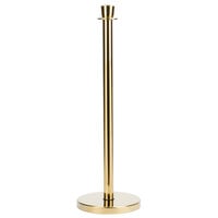 Aarco LB-7 Brass 40" Rope Style Crowd Control / Guidance Stanchion