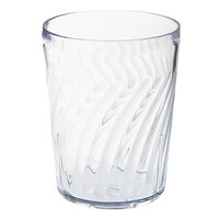 GET 2211-1-CL Tahiti 12 oz. Clear Customizable SAN Plastic Short Tumbler - 72/Case