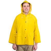 Yellow 2 Piece Rain Jacket - XL