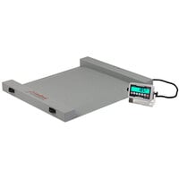 Cardinal Detecto RW-500 500 lb. Run-A-Weigh Receiving Scale - Powder Coated Steel Finish