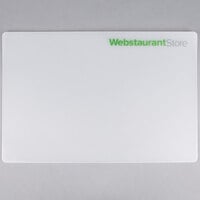 WebstaurantStore 18 inch x 12 inch Flexible Cutting Board Mat with Logo - 2/Pack