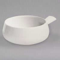 Hall China by Steelite International HL6430AWHA Ivory (American White) 16 oz. Side Handle Soup Bowl - 24/Case