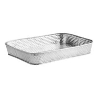 Tablecraft GPSS120 Brickhouse 12" x 9" Rectangular Stainless Steel Platter