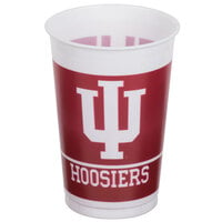 Creative Converting 374924 20 oz. Indiana University Plastic Cup - 96/Case