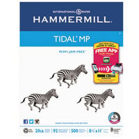 Hammermill 162008 8 1/2 inch x 11 inch White Case of 20# Everyday Copy and Print Paper - 5000 Sheets