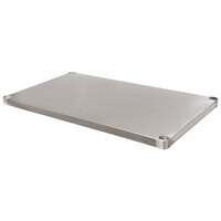 Advance Tabco US-36-84 Adjustable Work Table Undershelf for 36" x 84" Table - 18 Gauge Stainless Steel