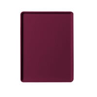 Cambro 1219D522 12 inch x 19 inch Burgundy Wine Dietary Tray - 12/Case
