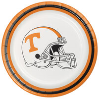 Creative Converting 329144 7 inch University of Tennessee Paper Plate - 96/Case